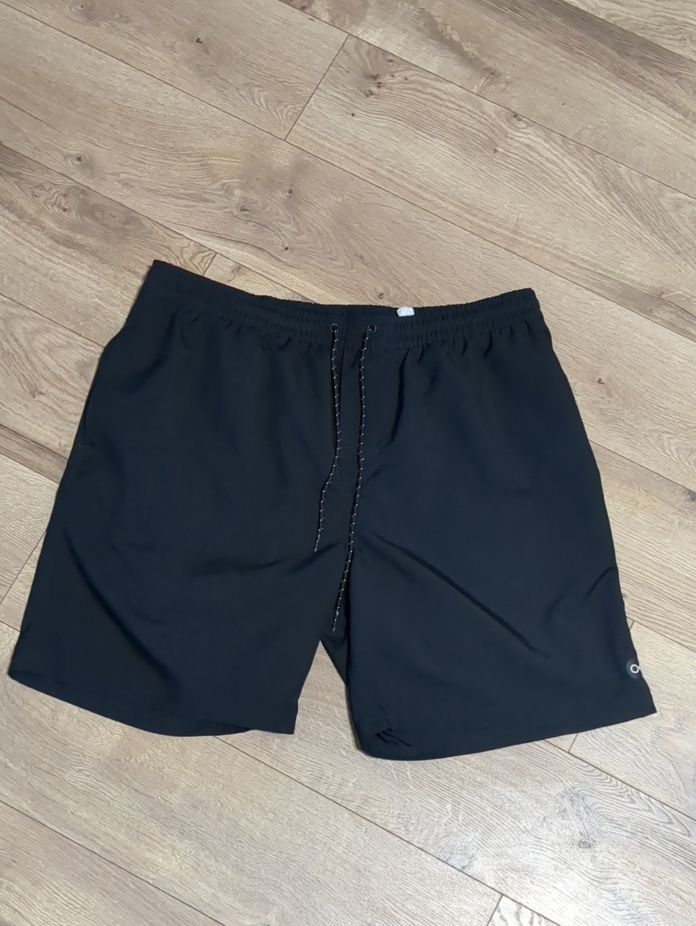 Outerknown Shorts Black Nomadic Volley Swim Board Athletic Gym Lined Mens Sz L